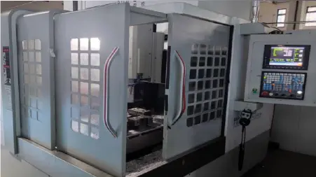 CNC machining equipment in the MIGE workshop
