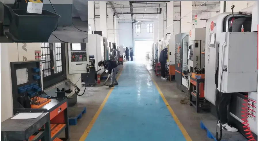 MIGE workshop floor